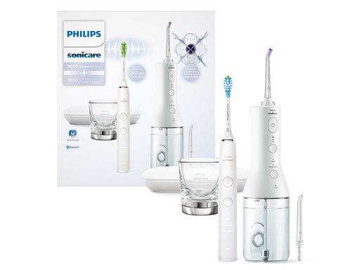 Philips Elektrische Zahnbürste Sonicare DiamondClean 9000 HX3886/41 - Oral irrigator - White