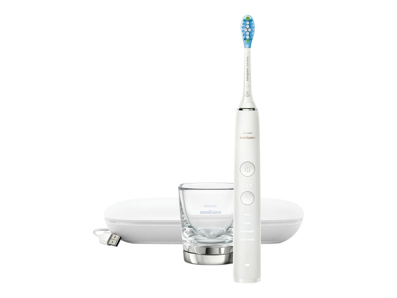 Philips Elektrische Zahnbürste Sonicare DiamondClean 9000 HX9911 - tooth brush - white