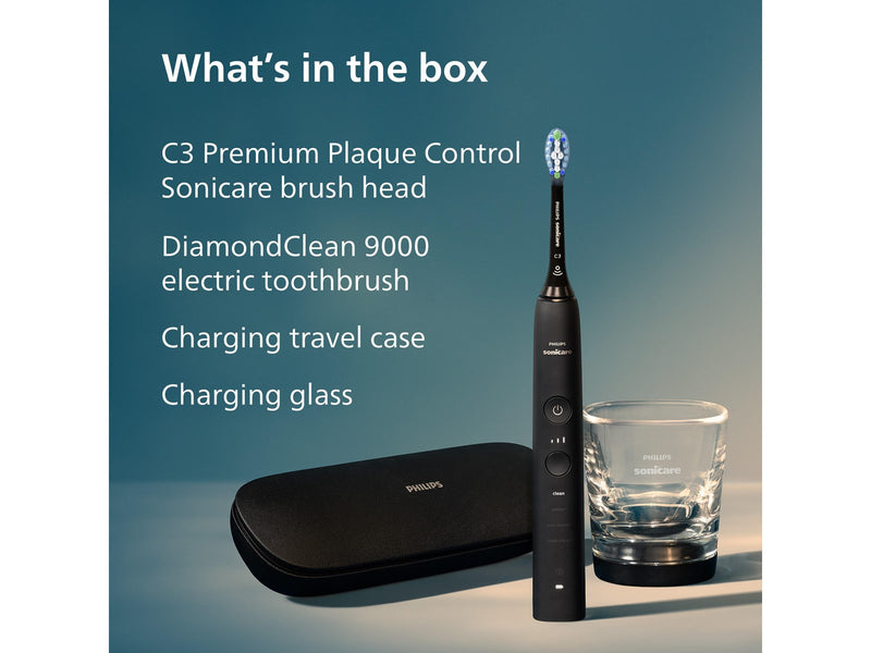 Philips Elektrische Zahnbürste Sonicare DiamondClean 9000 HX9911/09 - Black