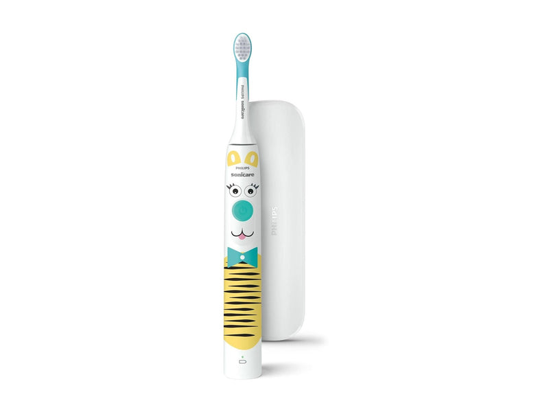 Philips Elektrische Zahnbürste Sonicare For Kids HX3603 - Design a Pet Edition - tooth brush - white/aqua blue