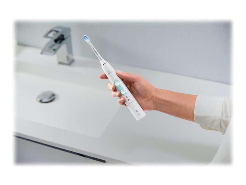 Philips Elektrische Zahnbürste Sonicare ProtectiveClean 5100 HX6857 - tooth brush - white/mint *DEMO*