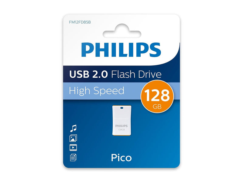 Philips FM12FD85B - Pico Edition 2.0 - USB flash drive - 128 GB - 128GB - USB-Stick