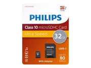 Philips FM32MP45B - flash memory card - 32 GB - microSDHC UHS-I