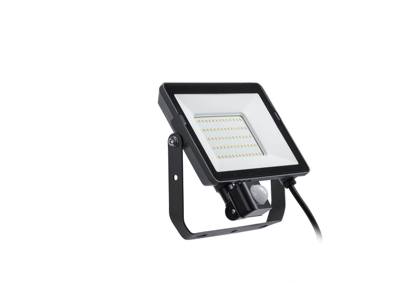 Philips Flutlichtstrahler mit Sensor, LED 50W, 4000K, schwarz