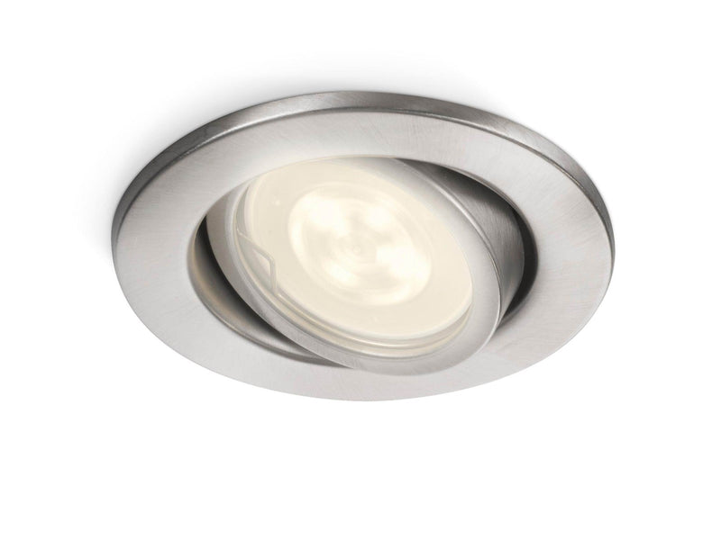 Philips Fresco spot LED inox 1x2W 230V - Recessed spot