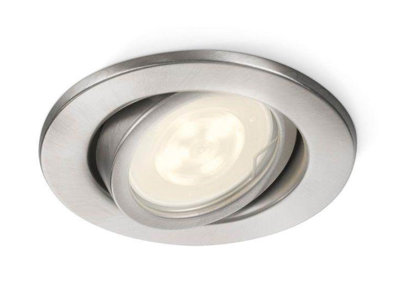 Philips Fresco spot LED inox 1x2W 230V - Recessed spot