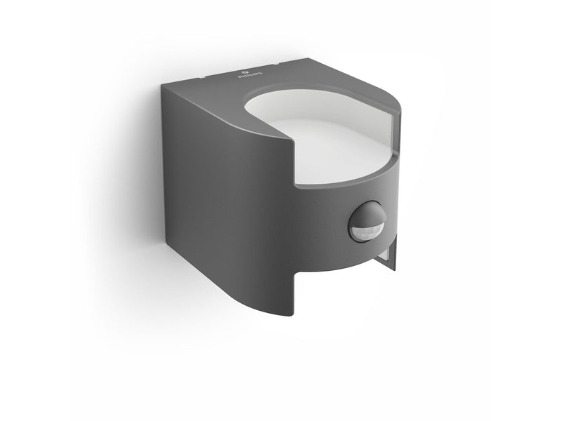Philips Grass IR wall lantern anthracite 2x4.5W
