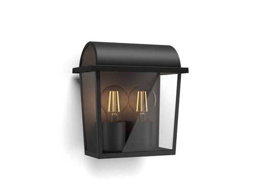 Philips Harvest outdoor wall lamp, black