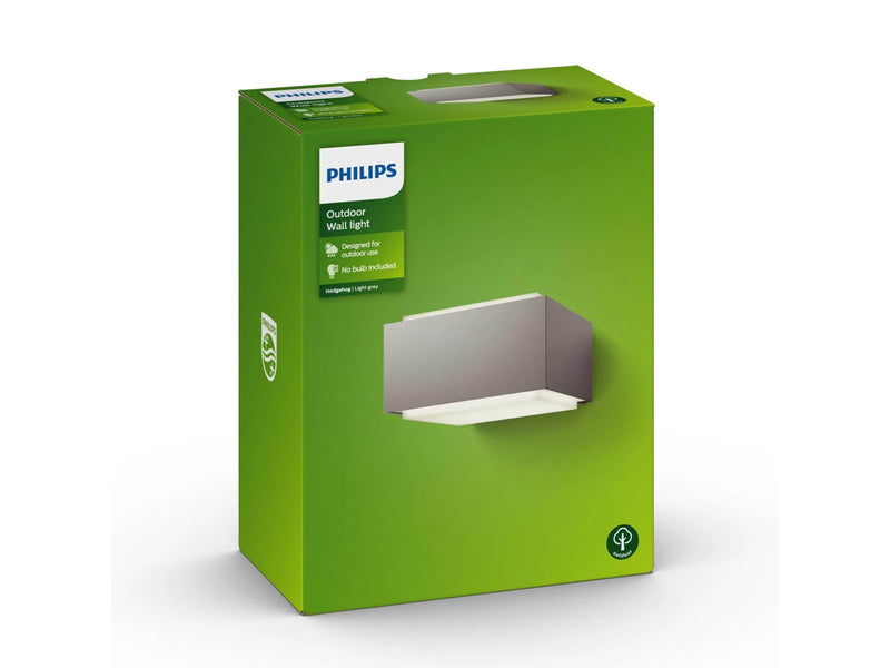 Philips Hedgehog wall lantern grey 1x42W 230V