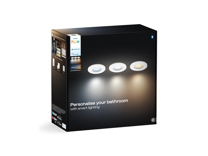 Philips Hue Adore recessed white 3x4.2W