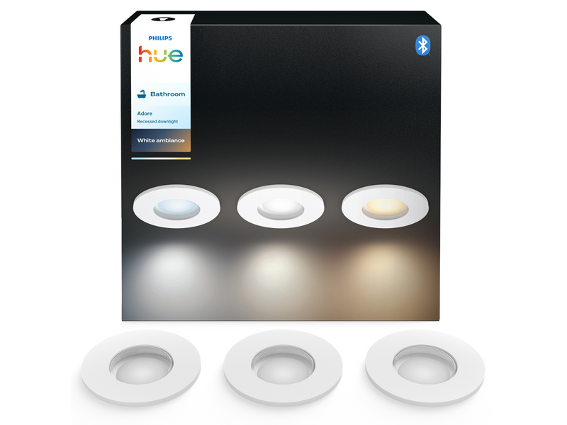 Philips Hue Adore recessed white 3x4.2W