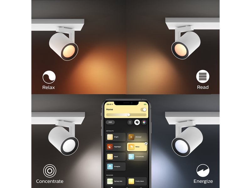 Philips Hue Argenta 1er Spot - weiß