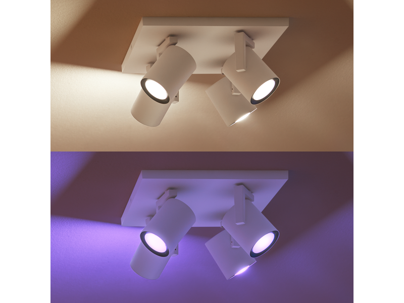 Philips Hue Argenta 4er Spot - weiß