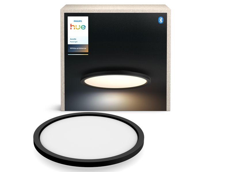 Philips Hue Aurelle panel round black
