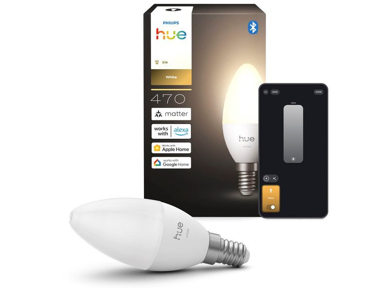 Philips Hue B39 Candle - E14 bulb - White - 1-pack