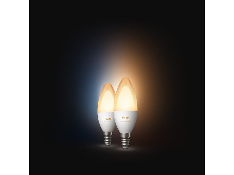 Philips Hue B39 Candle - E14 bulb - White ambiance  - 2 pack