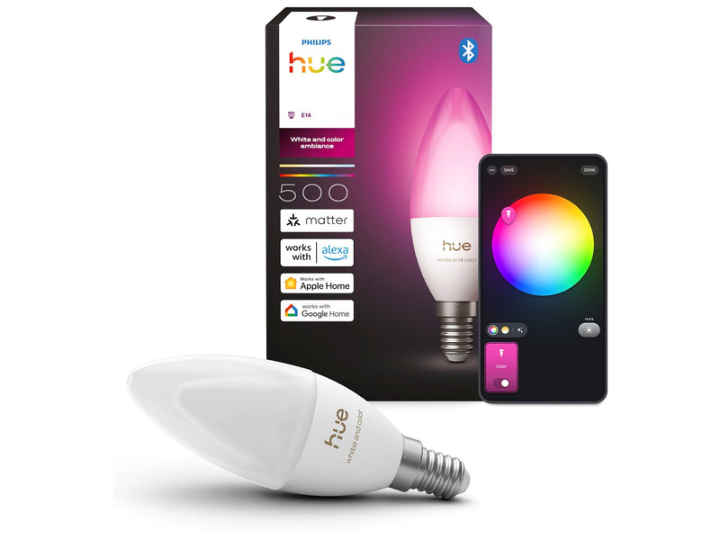 Philips Hue B39 Candle - E14 bulb - White and color ambiance - 1 pack