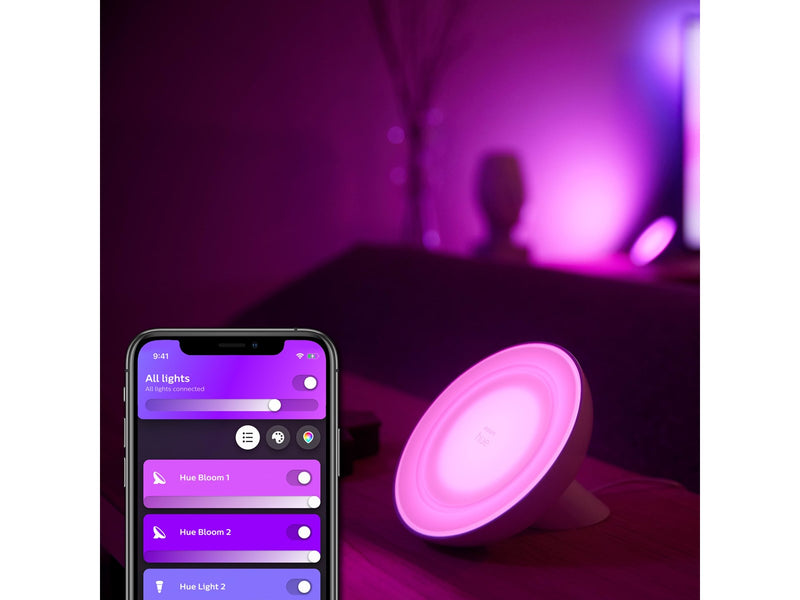 Philips Hue Bloom Tragbare Tischleuchte - BT - Schwarz