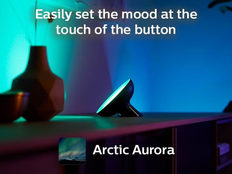 Philips Hue Bloom Tragbare Tischleuchte - BT - Schwarz