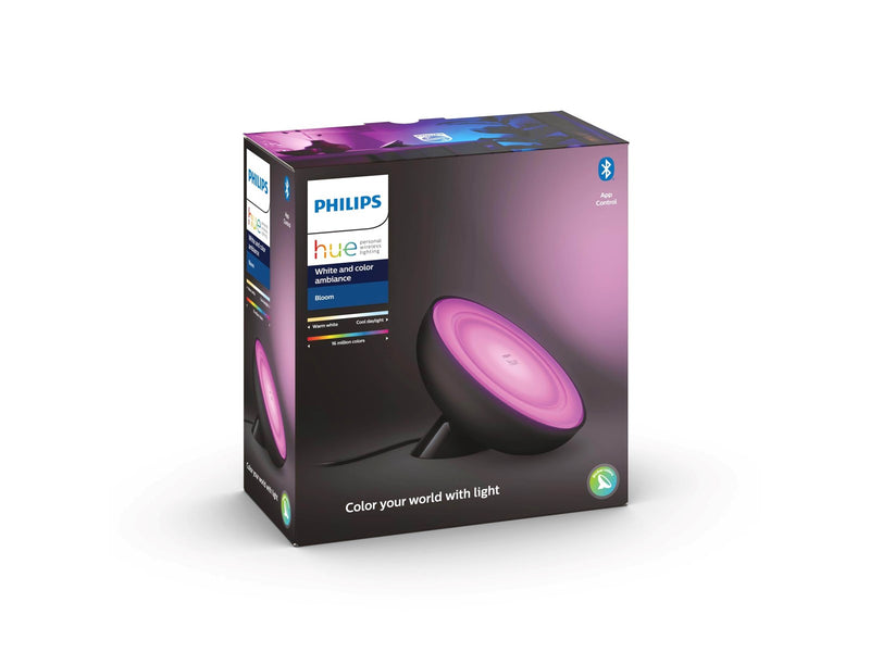 Philips Hue Bloom Tragbare Tischleuchte - BT - Schwarz
