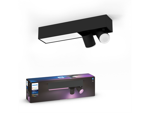 Philips Hue Centris 2-er Spots 5.7W - schwarz