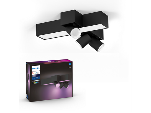 Philips Hue Centris Cross 3-er Spots 5.7W - schwarz
