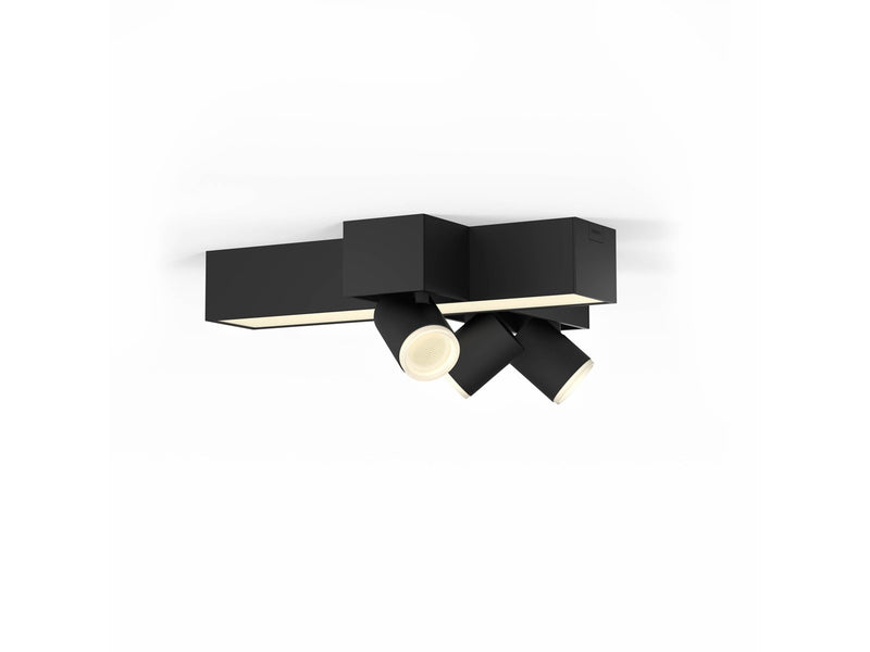Philips Hue Centris Cross 3-er Spots 5.7W - schwarz