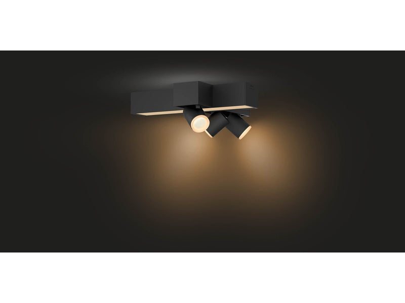 Philips Hue Centris Cross 3-er Spots 5.7W - schwarz