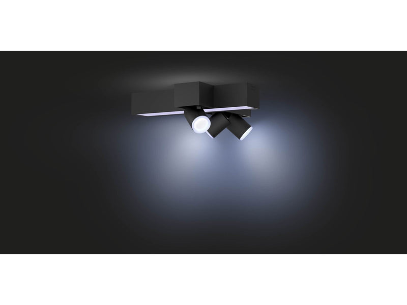 Philips Hue Centris Cross 3-er Spots 5.7W - schwarz