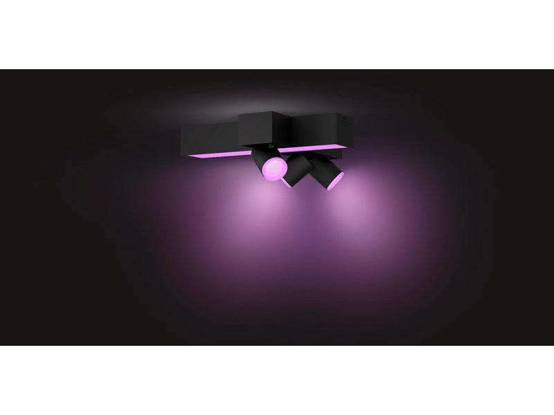Philips Hue Centris Cross 3-er Spots 5.7W - schwarz