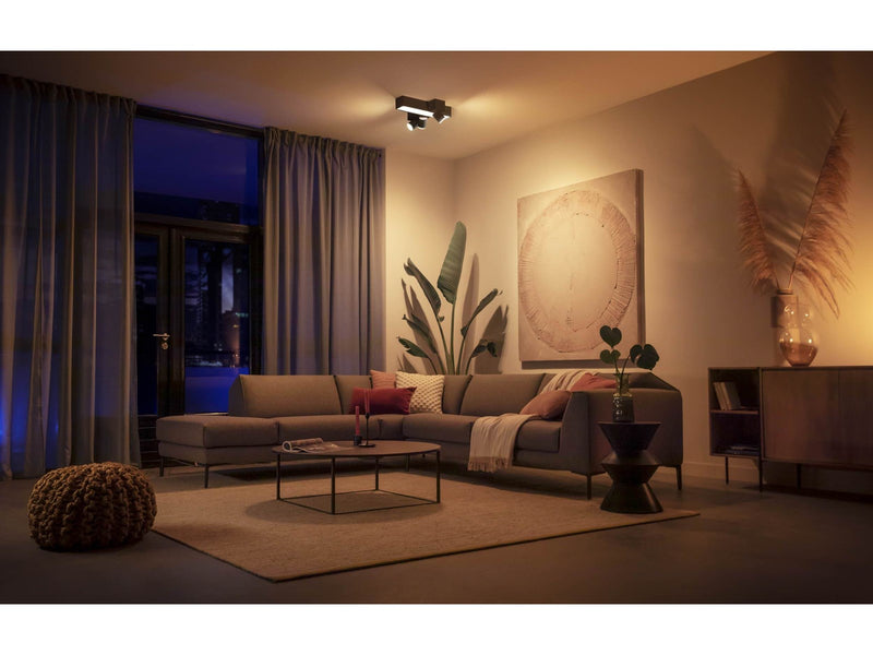 Philips Hue Centris Cross 3-er Spots 5.7W - schwarz
