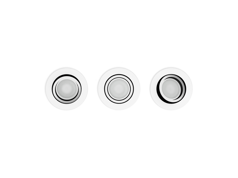 Philips Hue Centura Einbauspot 3er-Pack (Weiß)