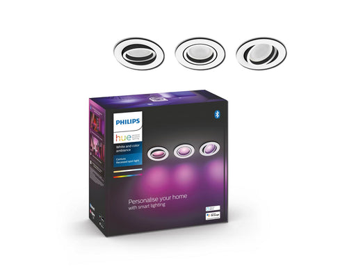 Philips Hue Centura Einbauspot 3er-Pack (Weiß)