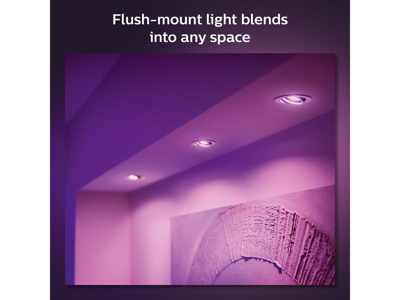 Philips Hue Centura Einbauspot 3er-Pack (Weiß)