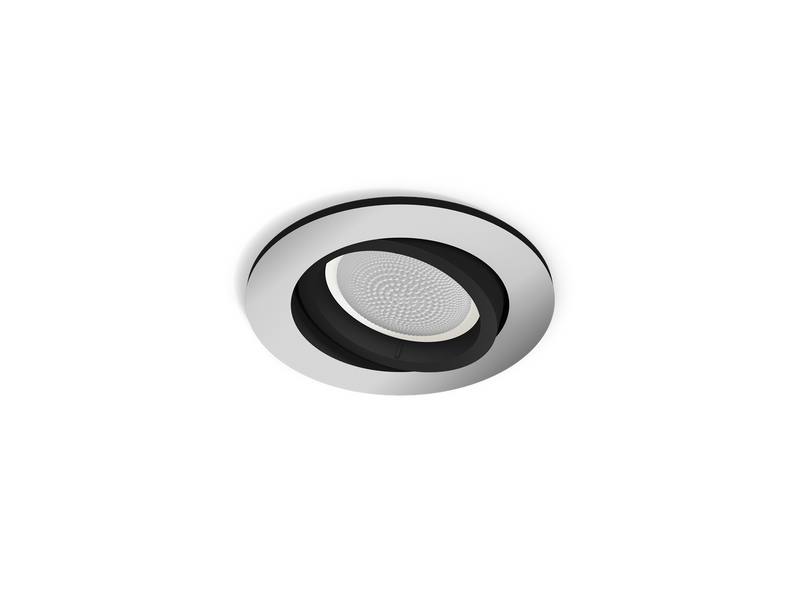 Philips Hue Centura Recessed Spotlight Round - Aluminium