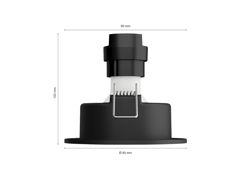 Philips Hue Centura Recessed Spotlight Round - Aluminium