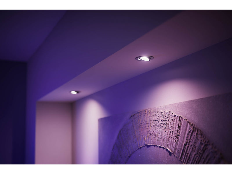 Philips Hue Centura Recessed Spotlight Round - Aluminium