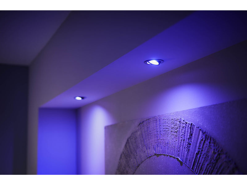 Philips Hue Centura Recessed Spotlight Round - Aluminium
