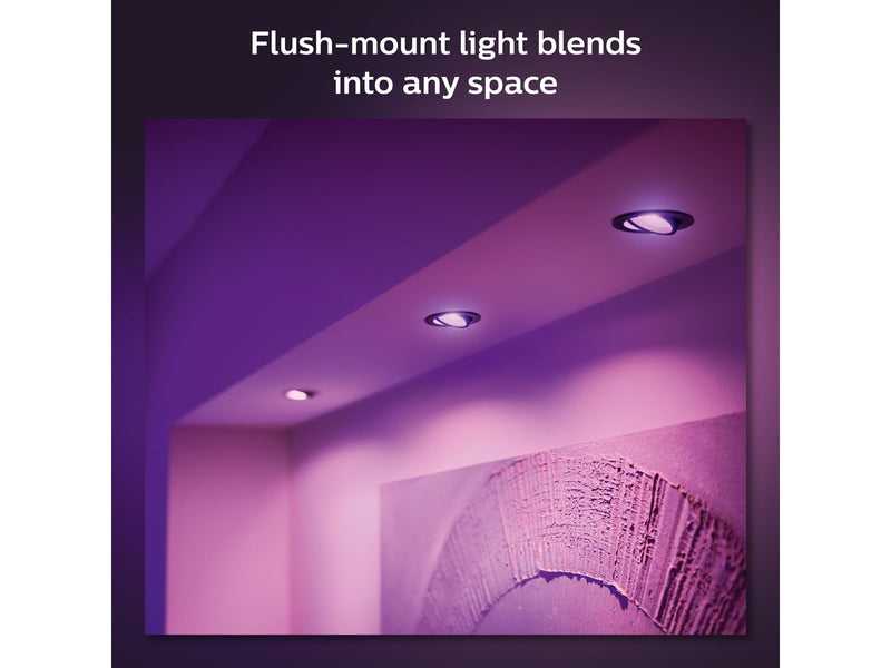 Philips Hue Centura Recessed Spotlight Round - Black