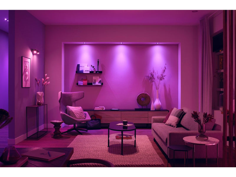 Philips Hue Centura Recessed Spotlight Round - Black - 3-Pack