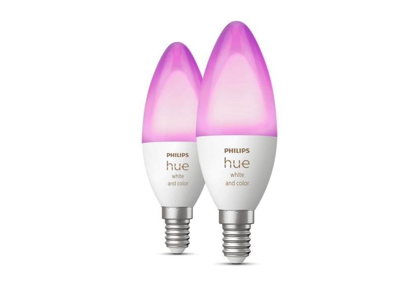 Philips Hue Color E14 B39 Candle Light - 2-pack