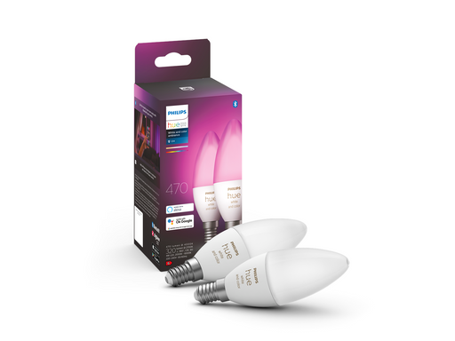 Philips Hue Color E14 B39 Candle Light - 2-pack
