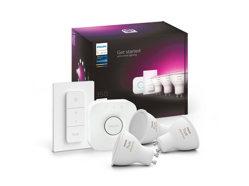 Philips Hue Color GU10 Spotlight - Starter kit with 3 bulbs