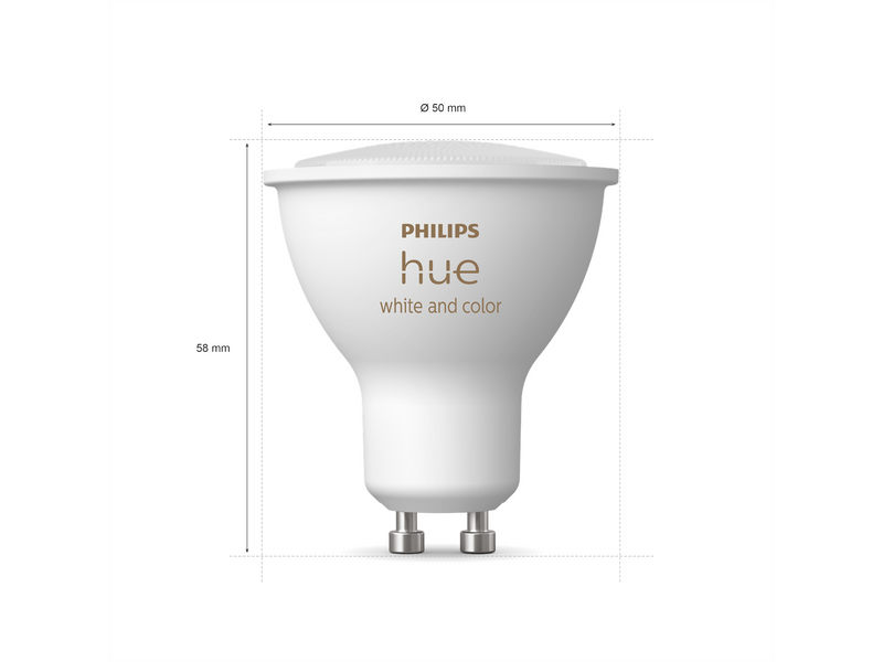 Philips Hue Color GU10 Spotlight - Starter kit with 3 bulbs