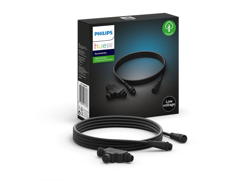 Philips Hue Outdoor LV Cable 2.5 m + T-part