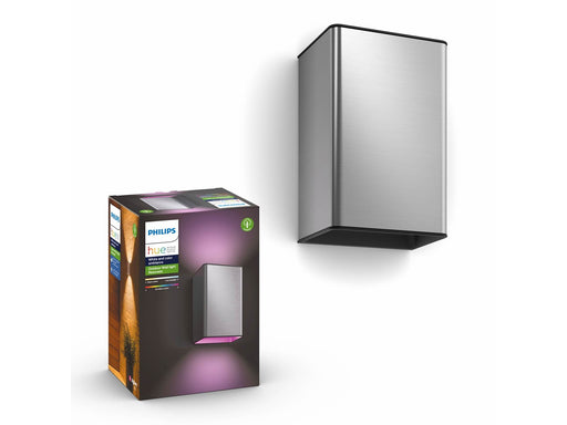 Philips Hue Outdoor Resonate Wandleuchte - Inox