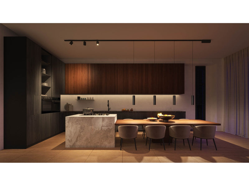 Philips Hue Perifo Ceiling Pendant - 3 Cylinders - Black