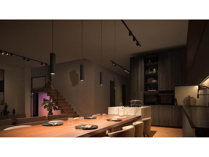 Philips Hue Perifo Ceiling Pendant - 3 Cylinders - Black