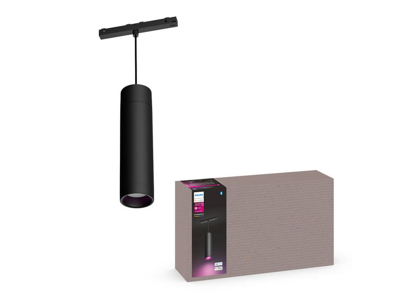 Philips Hue Perifo Ceiling Pendant Cylinder Lamp - Black
