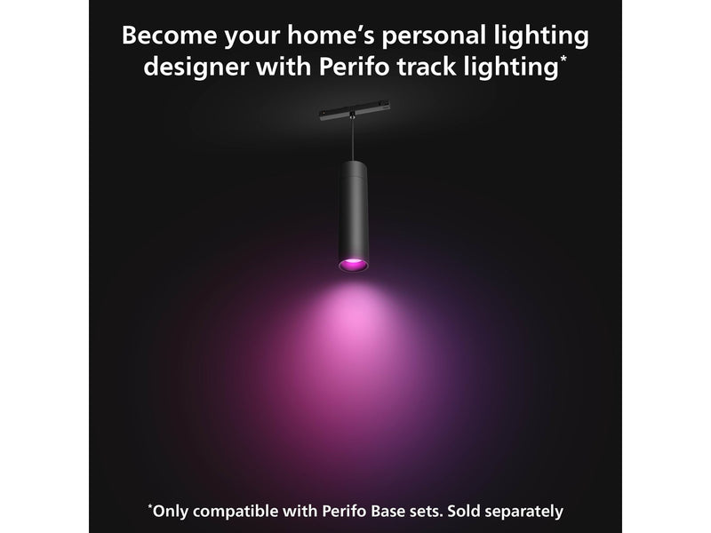 Philips Hue Perifo Ceiling Pendant Cylinder Lamp - Black